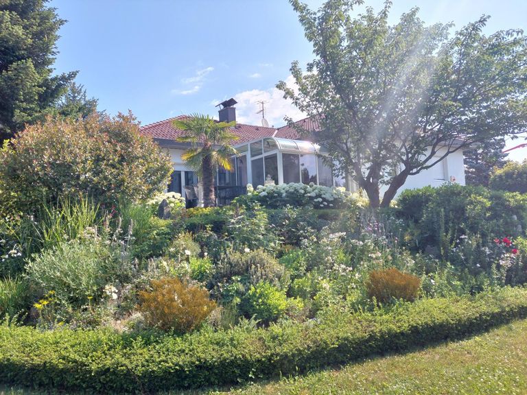 traumhafte Gartenansicht