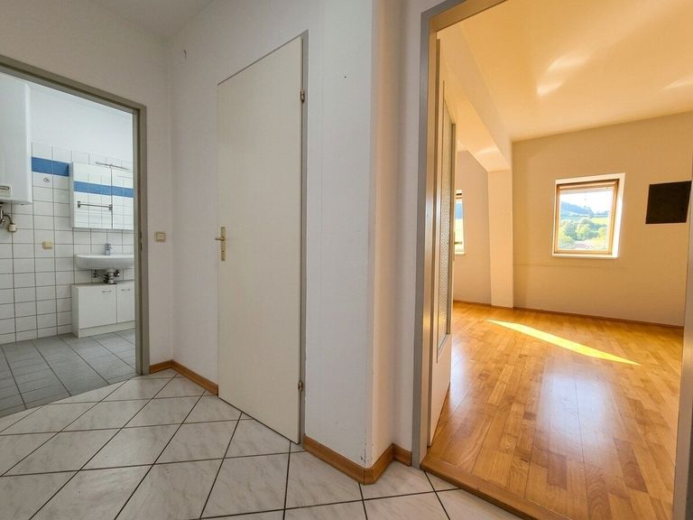 Einzelwohnraum / Vorraum / Badezimmer