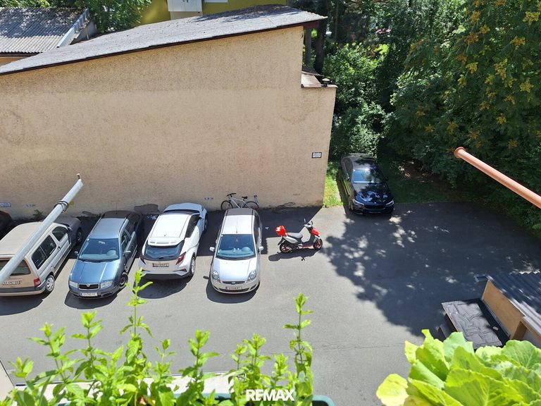 Ausblick von Wohnungszugang