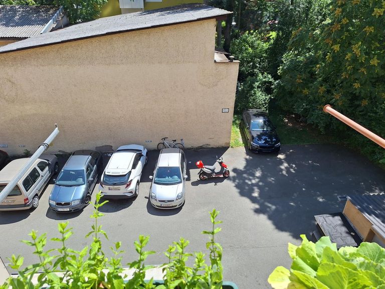 Ausblick von Wohnungszugang