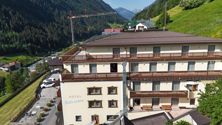 Kappl - Hotel - Drohnenansicht