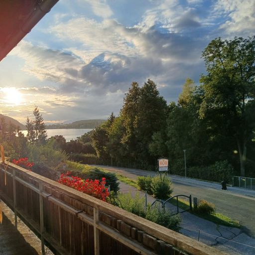 Blick vom Balkon