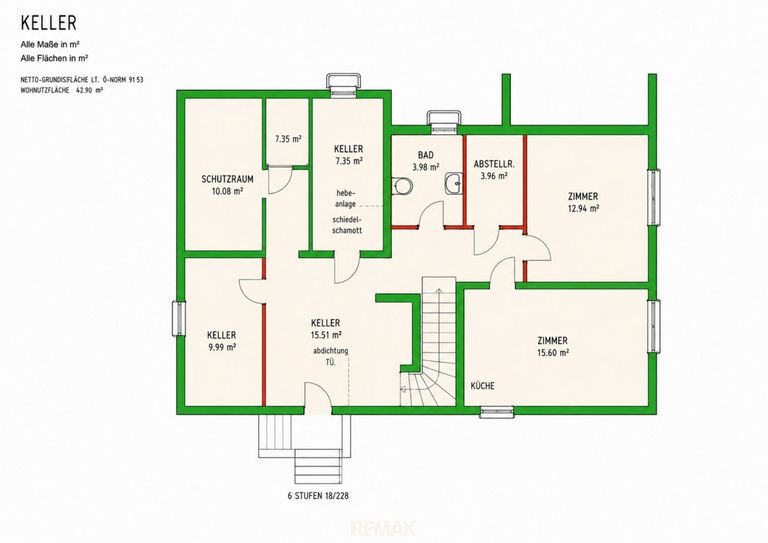 Grundrissplan KG