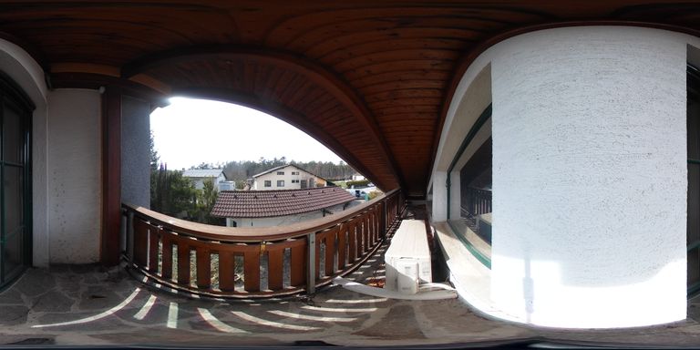 Balkon Dachboden