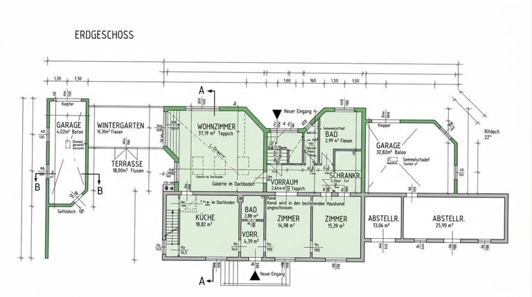 Grundriss Erdgeschoss neu