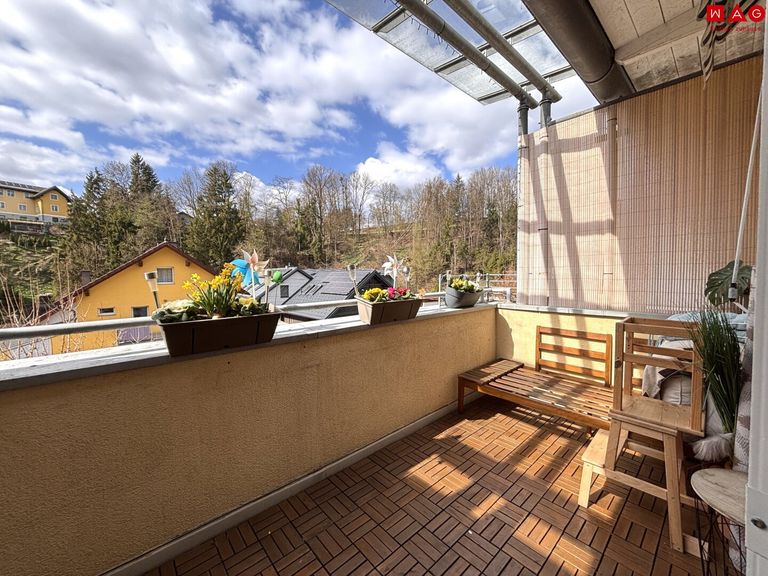 Loggia mit Ausblick