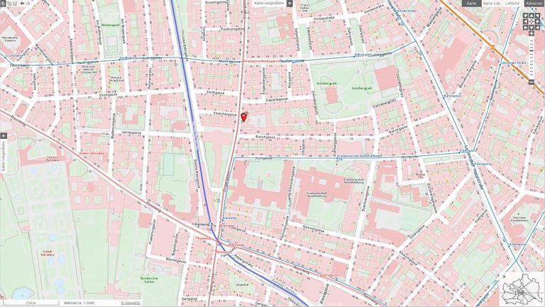 Lageplan Öffis