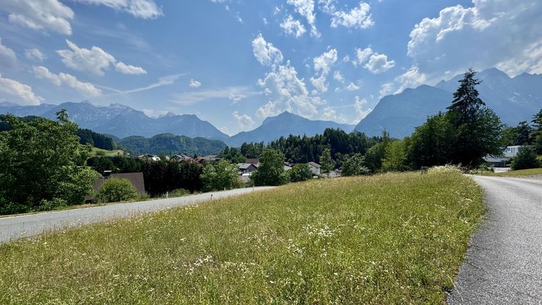 Grundstück Blick Richtung Süd:Osten