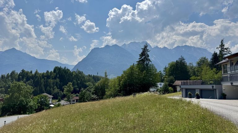 Grundstück Blick Richtung Süden
