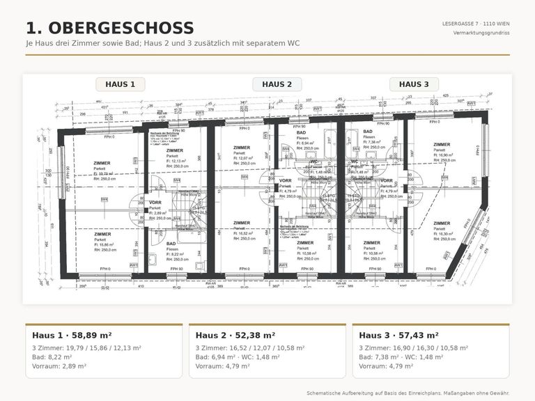 GrundrissPlan Obergeschoss