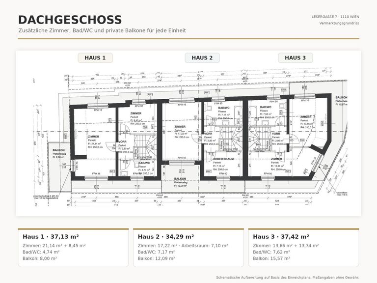 GrundrissPlan Dachgeschoss