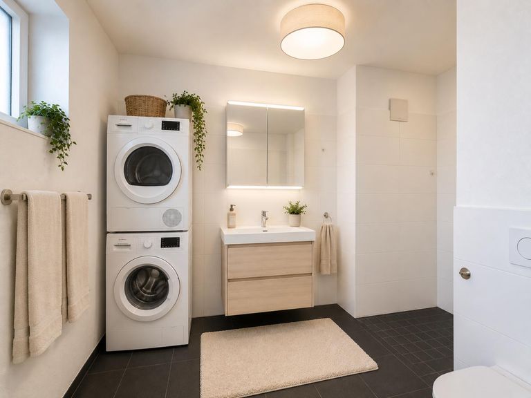 Badezimmer eingerichtet von KI