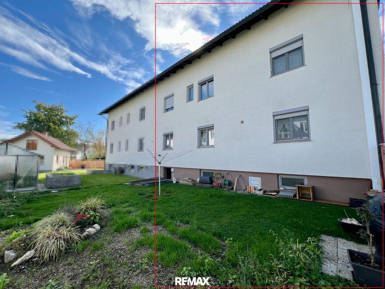 Rückwärtige Objektansicht