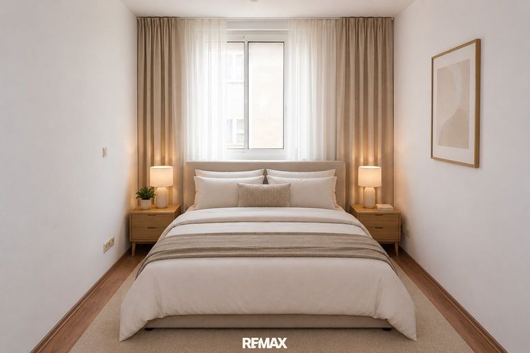 Schlafzimmer virtuell eingerichtet