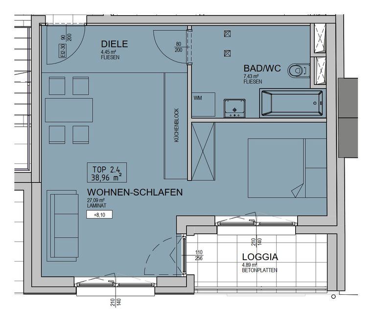 Grundrissplan