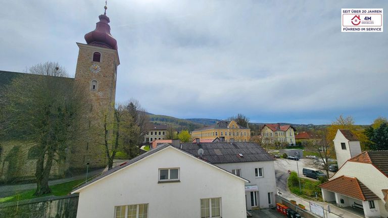 Ausblick aus dem Schlafzimmer