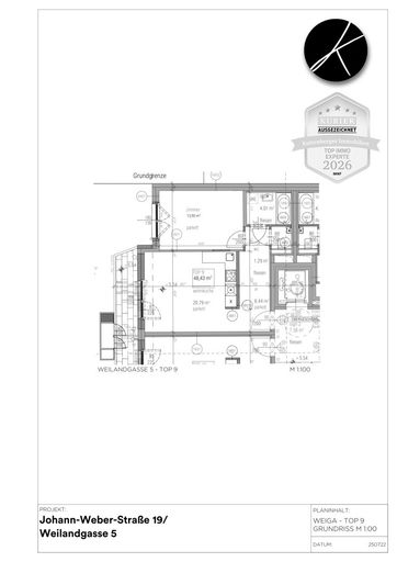 Grundrissplan