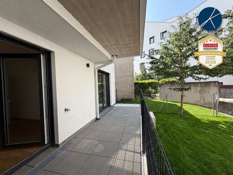 Terrasse mit Gartenblick