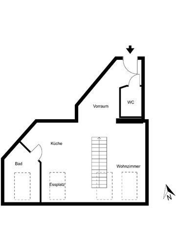 17. Eigentumswohnung 1160 Wien - Grundriss Ebene 1