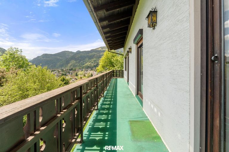 Schöne Aussicht vom Balkon