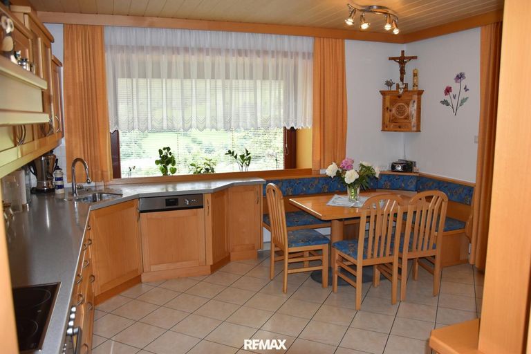 Küche mit Panoramafenster 