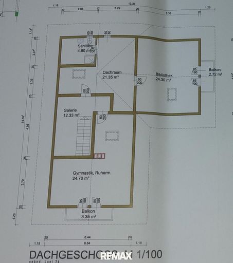 Grundriss Dachgeschoss