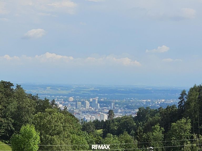 mit Blick auf Linz