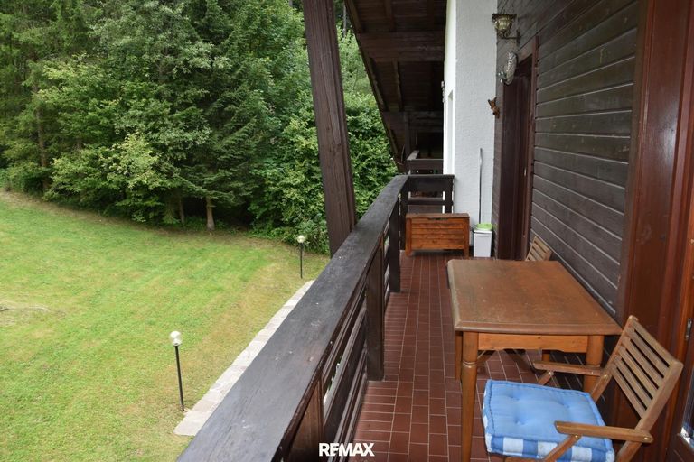 Blick vom Balkon 