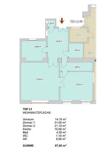 Grundrissplan
