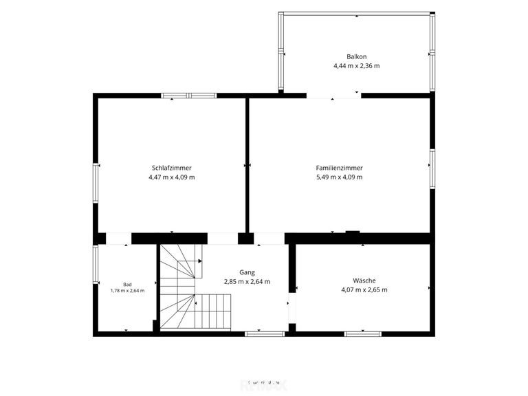 Skizze Grundriss OG