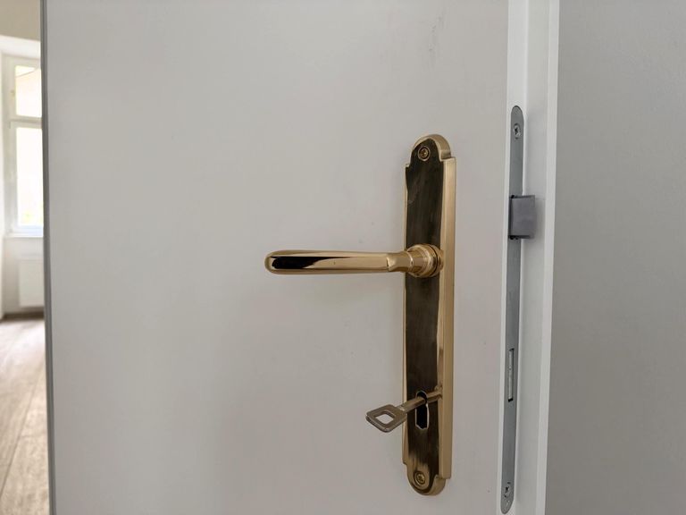 Ausstattungsdetail / neue Türen und Beschläge