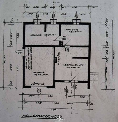 Grundriss Kellergeschoss