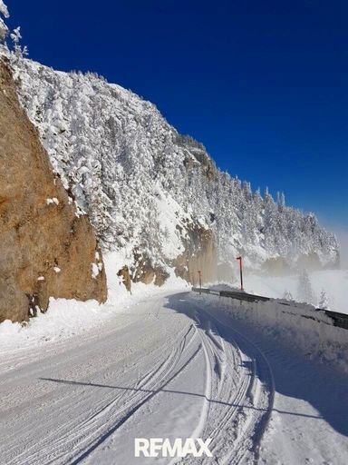die Stoderstraße im Winter