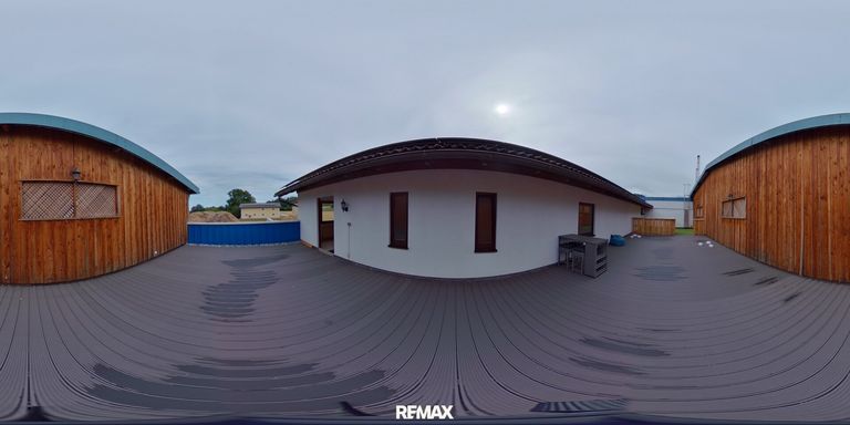 riesige Terrasse