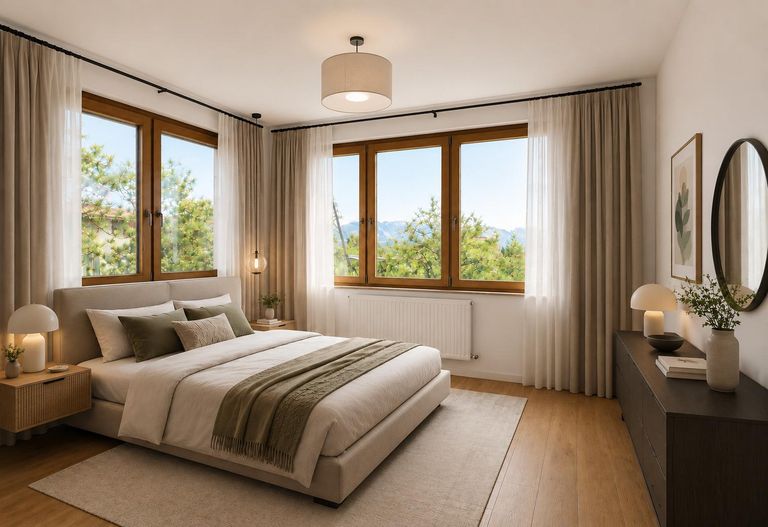 Schlafzimmer (virtuell eingerichtet)