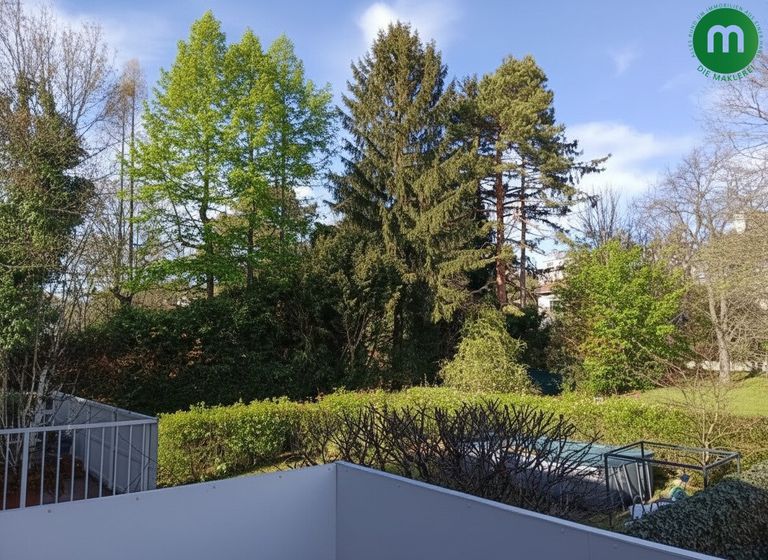 Blick vom Balkon