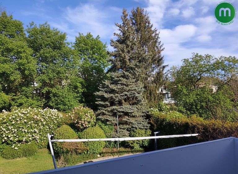 Blick vom Balkon