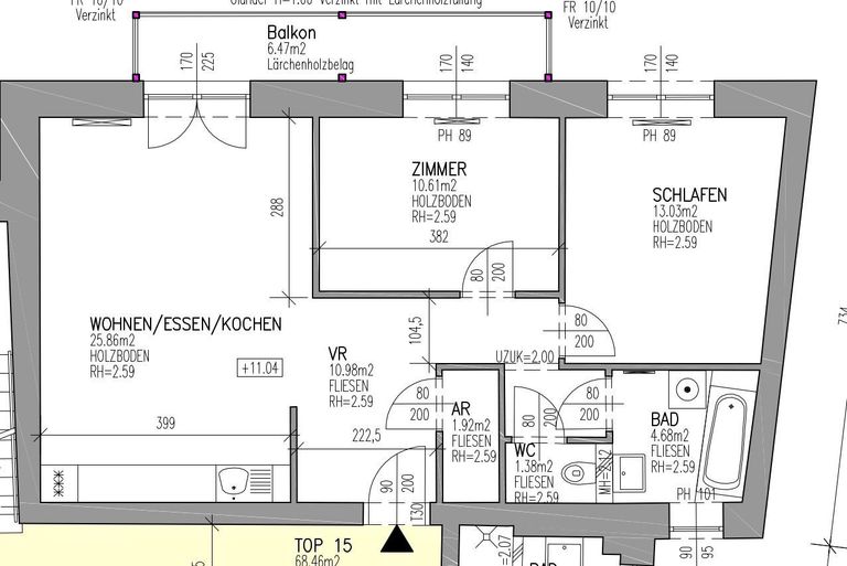 Grundrissplan