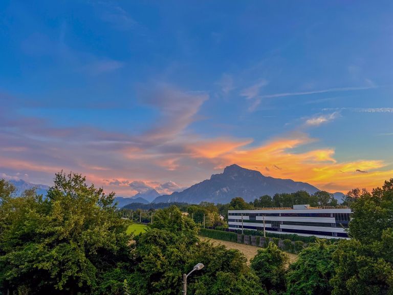 Ausblick vom Balkon