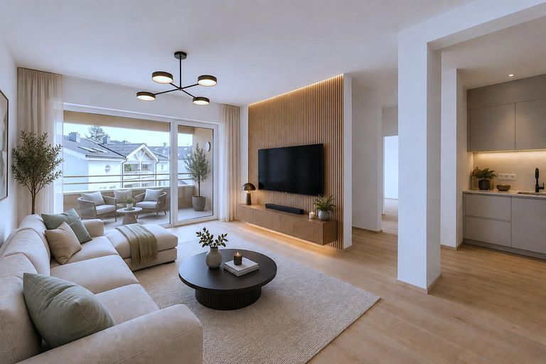 Visualisierung Wohnzimmer