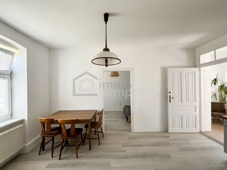 Wohnküche Blick Schlafzimmer