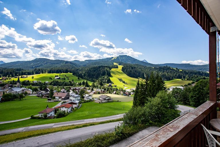 Aussicht vom Balkon