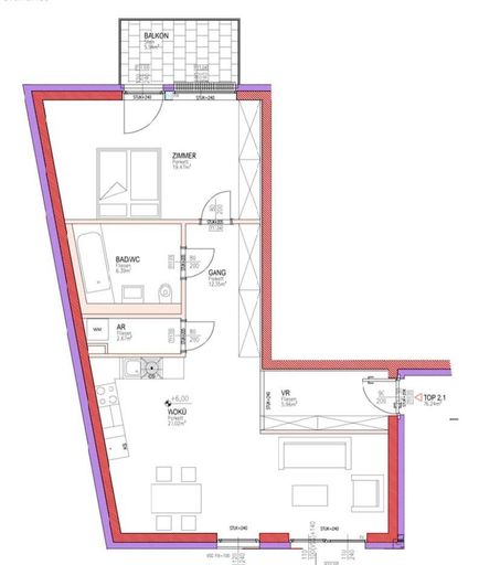 Grundrissplan