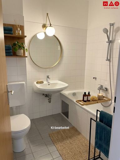 KI generiertes Badezimmer/Toilette