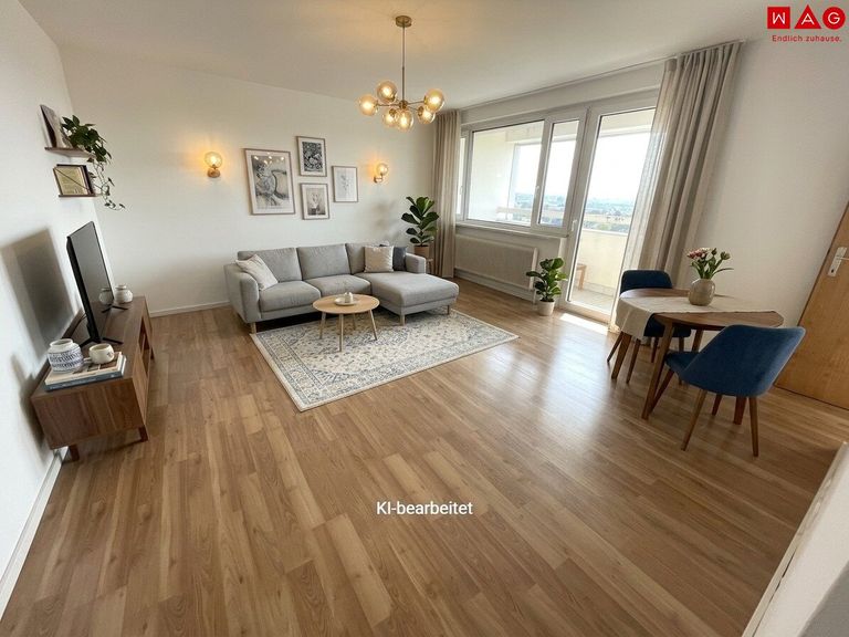 KI generiertes Wohnzimmer/Esszimmer