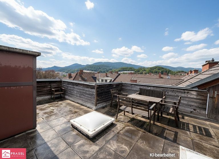 Dachgeschoss - Terrasse zur Mitbenutzung