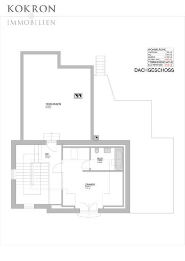 Planskizze Dachgeschoss