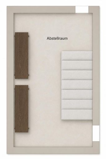 Kellergeschoss als schematische Darstellung
