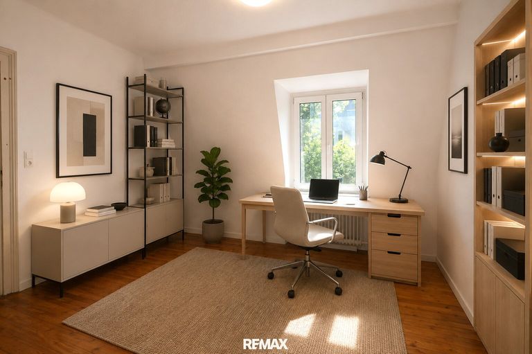 Arbeitszimmer – virtuell eingerichtet