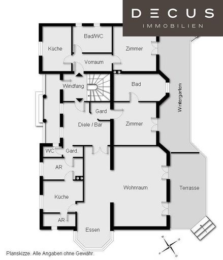 Plan Erdgeschoss